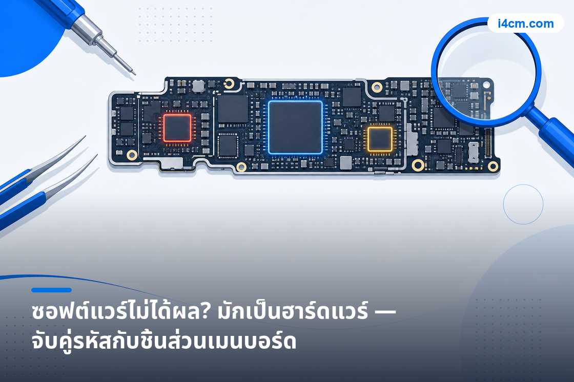 แผนผังโซนบอร์ด iPhone ตามรหัสข้อผิดพลาด