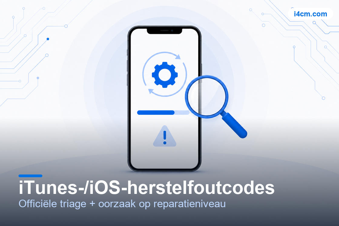 Illustratie van de iTunes-herstelfoutcode-diagnosetool